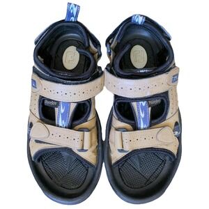Footjoy FJ Golf Leather Adjustable Straps Soft Spike Sandals 48805 Mens Sz 7M